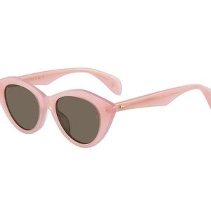Rag & Bone Cat Eye Pink Rimmed Sunglasses 1028/S